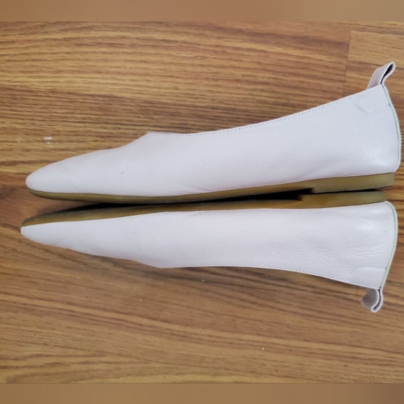 Everlane Italian Leather Day Glove Pale Pink Flats 6 - Picture 4 of 8